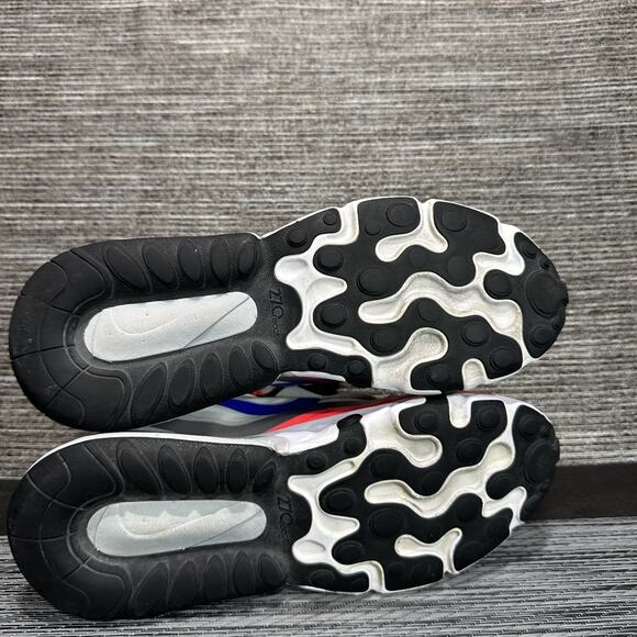 Nike Air Max 270 React CW3094-100 White Running Shoes Sneakers - Womens Size 10 - Picture 13 of 15